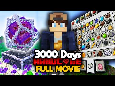 I Survived 3000 Days in Hardcore Minecraft [FULL MOVIE]