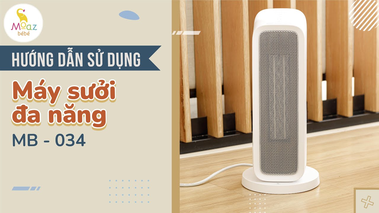 Máy sưởi đa năng Moazbebe MB034