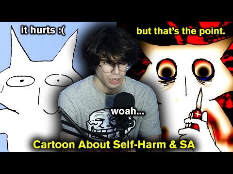 An "Innocent" Cartoon About Self-Harm & SA? | House of Puso REACTION & ANALYSIS
