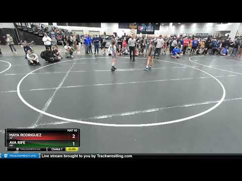 79-85 Lbs Quarterfinal - Ava Rife, MO Vs Maya Rodriguez, AZ 26d0