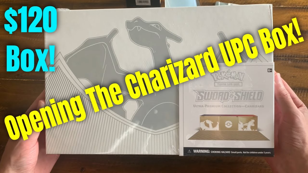 Opening The $120 Charizard Sword & Shield Ultra Premium Pokemon Collection Box With My Girlfriend!
