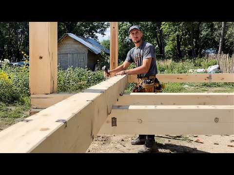 Man Builds DIY Wooden House from Scratch | Start to Finish by @SuroviPlotnik