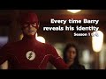 Every time Barry UNMASKED himself to reveal his identity [season 1 - 8x07] | The Flash