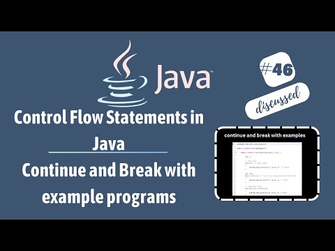 46 Continue In Java Break In Java Continue And Break With Examples