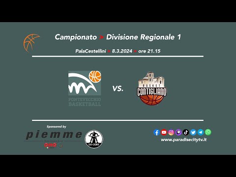 HIGHLIGHTS DIVISIONE REGIONALE 1 2023-2024 - PONTEVECCHIO BASKET vs. BASKET CONTIGLIANO