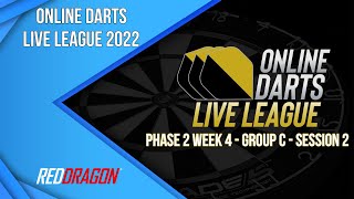ONLINE DARTS LIVE LEAGUE  | Phase 2 Week 4 | GROUP C – Session 2