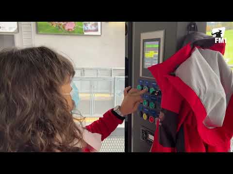 Wir schätzen das FM1-Land: Katerina in luftiger Höhe