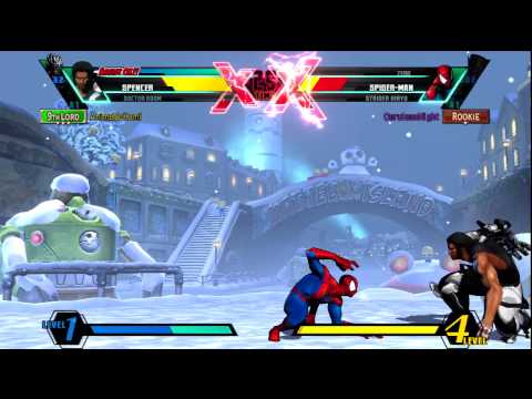 Ultimate Marvel vs Capcom 3   PS3    Non Ranked Matches 299 - Lag Switcher Loses to Spider-Man