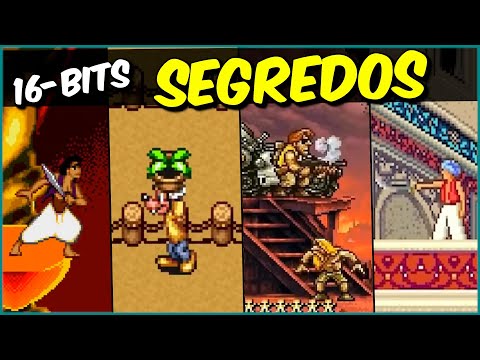 SEGREDOS, EASTER EGGS e CURIOSIDADES só em jogos 16 BITS (ou mais ou menos isso)