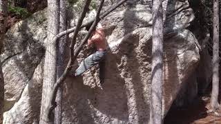 Video thumbnail: 朱雀門, 二段 (7c). 小川山 (Ogawayama)
