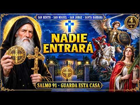 🔴Oracion a San Benito, San Miguel, San Jorge y Santa Bárbara 🙏 Protección de tu Casa contra Todo Mal