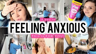 Feeling Anxious but Life Goes On | Realistic UK Mum Day (Cleaning, Chat & Self Care) 🤍