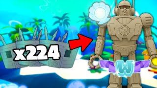 Can I Get Shiny Wumbo Patrick's Sand Robot in 224 Sand Castles?