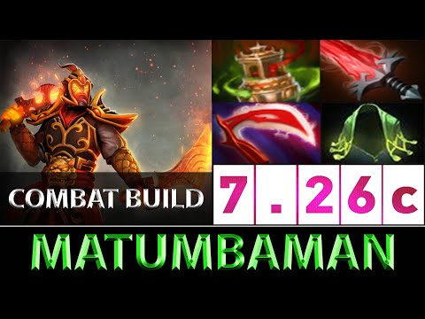 MATUMBAMAN [Ember Spirit] Combat Build Best Build ► Dota 2 7.26c