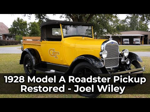 1928 Ford Model A Roadster Pickup Truck Restored By Owner Joel Wiley