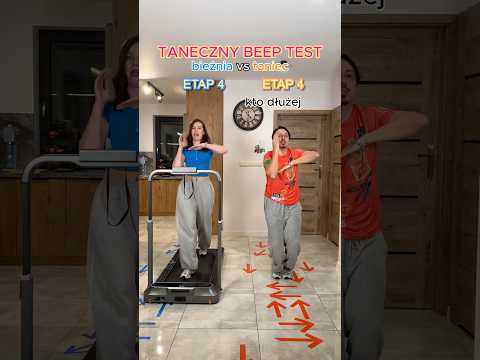 TANECZNY BEEP TEST BIEŻNIA VS TANIEC🥵