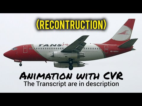 TANS Perú Flight 204 Crash || Animation with CVR.  (Subtitles/CC On)