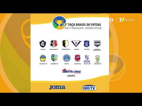 REMO (PA) x TREMENDÃO (BA) - TAÇA BRASIL FUTSAL SUB 17 - DIA 5