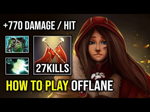 How to Play Offlane Legion in 7.33b Like a Pro with 770 Damage Per Hit Instant Duel Victory Dota 2