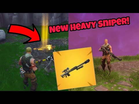*New* Heavy Sniper Gameplay - Fortnite Battle Royale