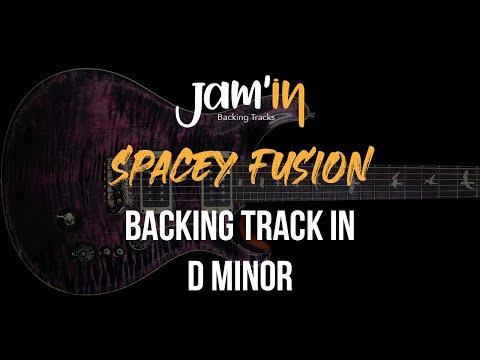 Spacey Fusion Guitar Backing Track in D Minor