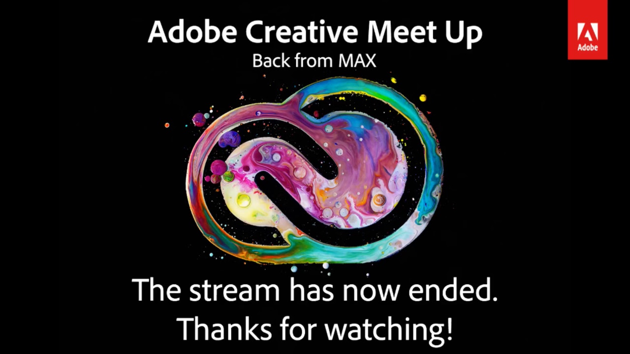 Adobe Creative Meet Up Live Stream - YouTube