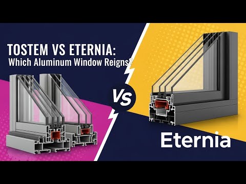 TOSTEM vs. Eternia: The Definitive Guide to Choosing Your Aluminum Window