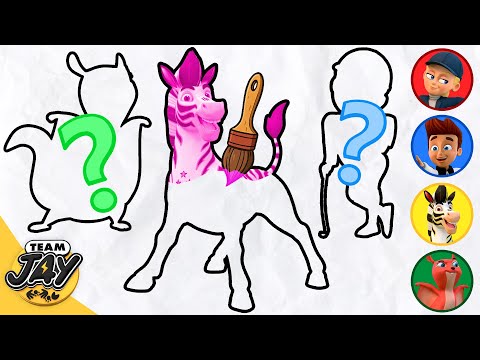 🎨🖍️ HOW TO DRAW TEAM JAY 🌈✨ Can You Guess these Characters?✏️ Drawing and Coloring Videos for Kids 🌟