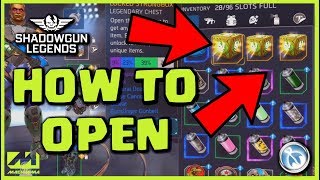 How to open LOCKED STRONGBOX in Shadowgun Legends (strongbox keys)