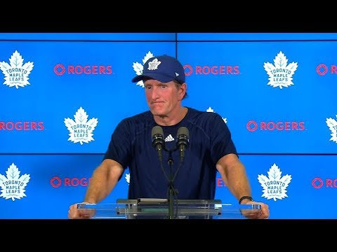 Maple Leafs Morning Skate: Mike Babcock - October 25, 2019
