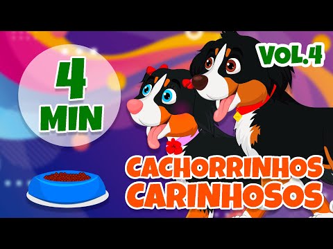 Cachorrinhos Carinhosos Vol. 4 - Giramille 4 min | Desenho Animado Musical