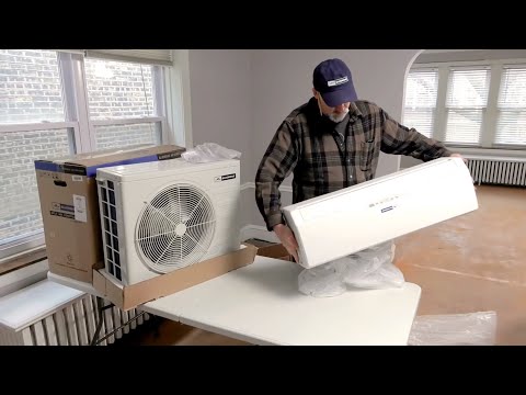 How to install a ductless mini-split air conditioner