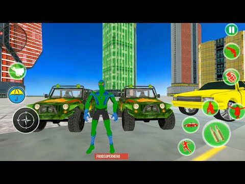 Spider Frog Rope Superhero City Missions | Spider Superhero Crime City Best Android GamePlay