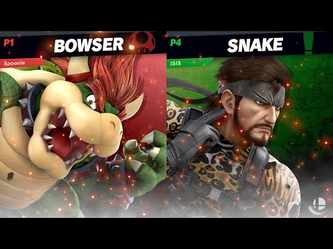 Spoonie (Bowser) vs ISIS (Snake) - Smash Ultimate Friendlies