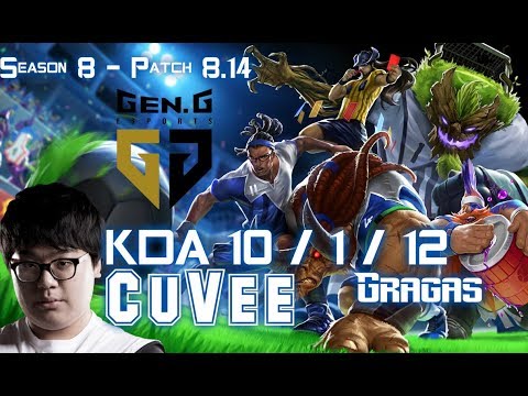 GEN CuVee GRAGAS vs RENEKTON Top - Patch 8.14 KR Ranked