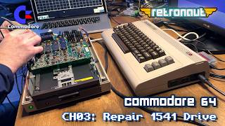 Repairing my sadly ailing Commodore 1541 Disk Drive