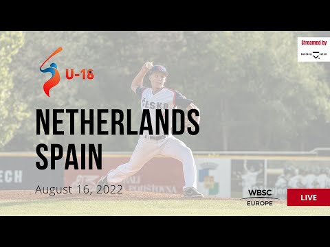 21 U-18 Baseball European Championship - Netherlands VS Spain