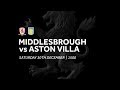 Middlesbrough 0-1 Aston Villa | Extended highlights
