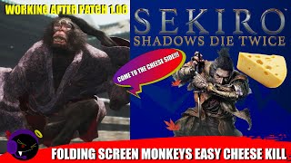 Sekiro - Folding Screen Monkeys Easy Cheese Kill - Patch 1.06 Working!