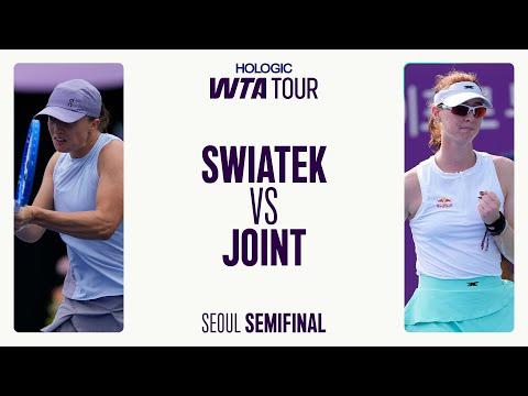 Iga Swiatek vs. Maya Joint | 2025 Seoul Semifinal | WTA Match Highlights