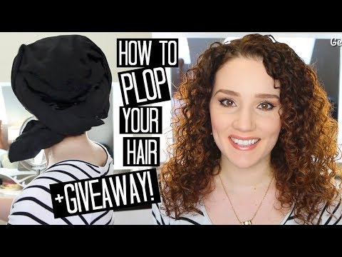 How to Plop Curly Hair + The Ultimate Hair Towel...