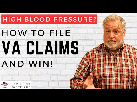 VA Benefits for HIGH BLOOD PRESSURE - How to File and Win!