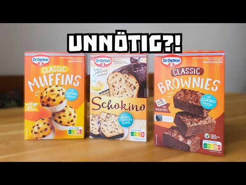 Dr. Oetker baking mixes put to the test: Chocolate cake, muffins, brownies