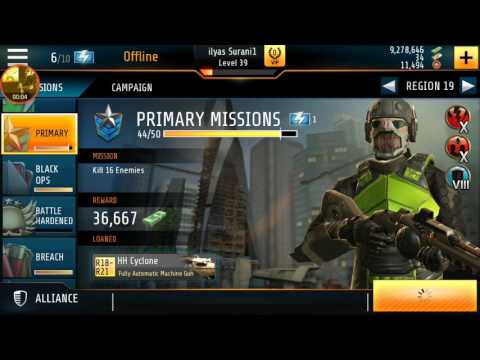 Kill Shot Bravo Region 19=45 Primary Mission Complete