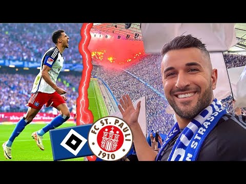„DIE STADT GEHÖRT UNS!“ + FANMARSCH - HSV vs. St. Pauli DERBY Stadionvlog