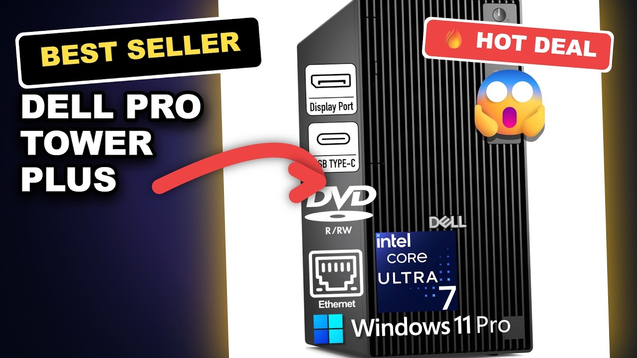 Dell Pro Tower Plus Tested: 20-Core Ultra 7 PC with 13 TOPS AI for 4K Workstations