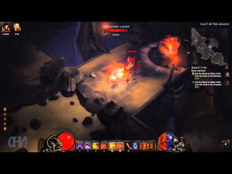 Let's Play Diablo 3(Demon Hunter)Part26 Vault of the Assassin Blood