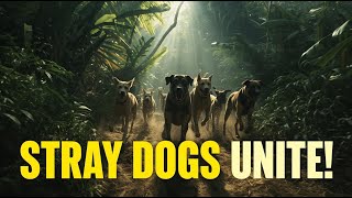 When Stray Dogs Become a Pack 🐾 Jungle Adventure & Survival Story | Ep.4 (sub korean )
