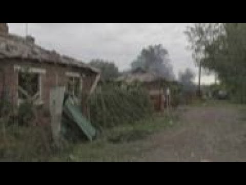 Aftermath of attack on Ukrainian town of Pokrovsk