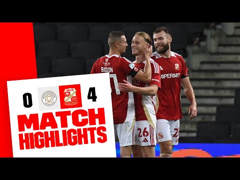 Ausführliche Spielzusammenfassung: MK Dons 0:4 Swindon Town